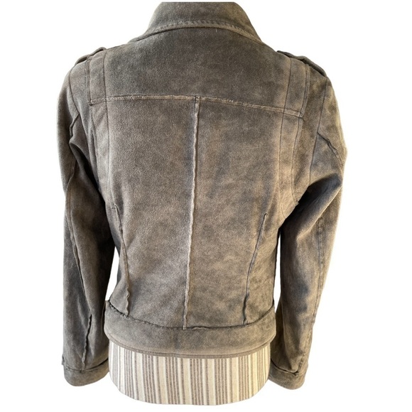 COFFEESHOP faux suede jacket, size M, excellent condition, soft, fully lined - Picture 3 of 6
